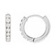 Lab-Grown Diamond Hoop Earrings