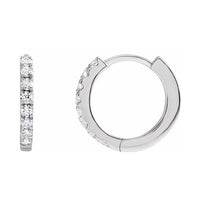 Lab-Grown Diamond Hoop Earrings