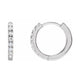 Lab-Grown Diamond Hoop Earrings