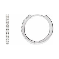 Lab-Grown Diamond Hoop Earrings