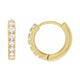 Lab-Grown Diamond Hoop Earrings