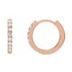 Lab-Grown Diamond Hoop Earrings