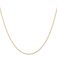 14k .95 mm Carded Cable Rope Chain