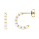 Pearl Hoop Earrings