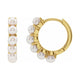 Pearl Huggie Earrings