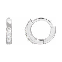 Accented Huggie Earrings