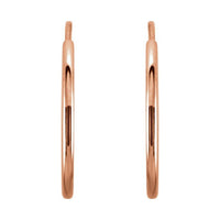 Endless Tube Hoop Earrings