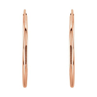 Endless Tube Hoop Earrings