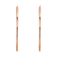 Endless Tube Hoop Earrings