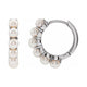 Pearl Huggie Earrings