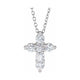 Lab-Grown Diamond Cross Necklace