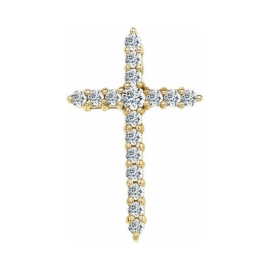 Accented Cross Pendant