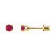 Round 4-Prong Stud Earrings