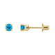 Round 4-Prong Stud Earrings