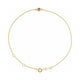 Bezel-Set Link Bracelet
