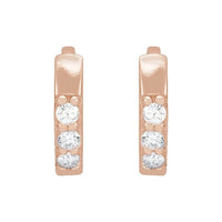 Accented Huggie Earrings