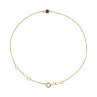 Bezel-Set Link Bracelet