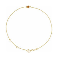 Bezel-Set Link Bracelet