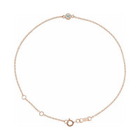 Bezel-Set Link Bracelet