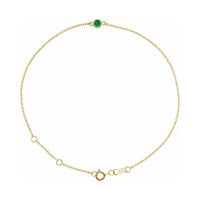 Bezel-Set Link Bracelet