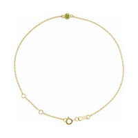 Bezel-Set Link Bracelet