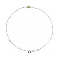 Bezel-Set Link Bracelet
