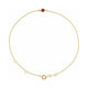 Bezel-Set Link Bracelet