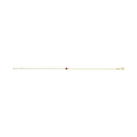 Bezel-Set Link Bracelet
