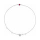 Bezel-Set Link Bracelet