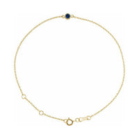 Bezel-Set Link Bracelet