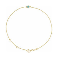 Bezel-Set Link Bracelet