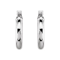 Tube Hoop Earrings