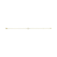 Sideways Cross Bracelet