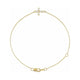 Sideways Cross Bracelet