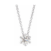 Solitaire Necklace or Slide Pendant