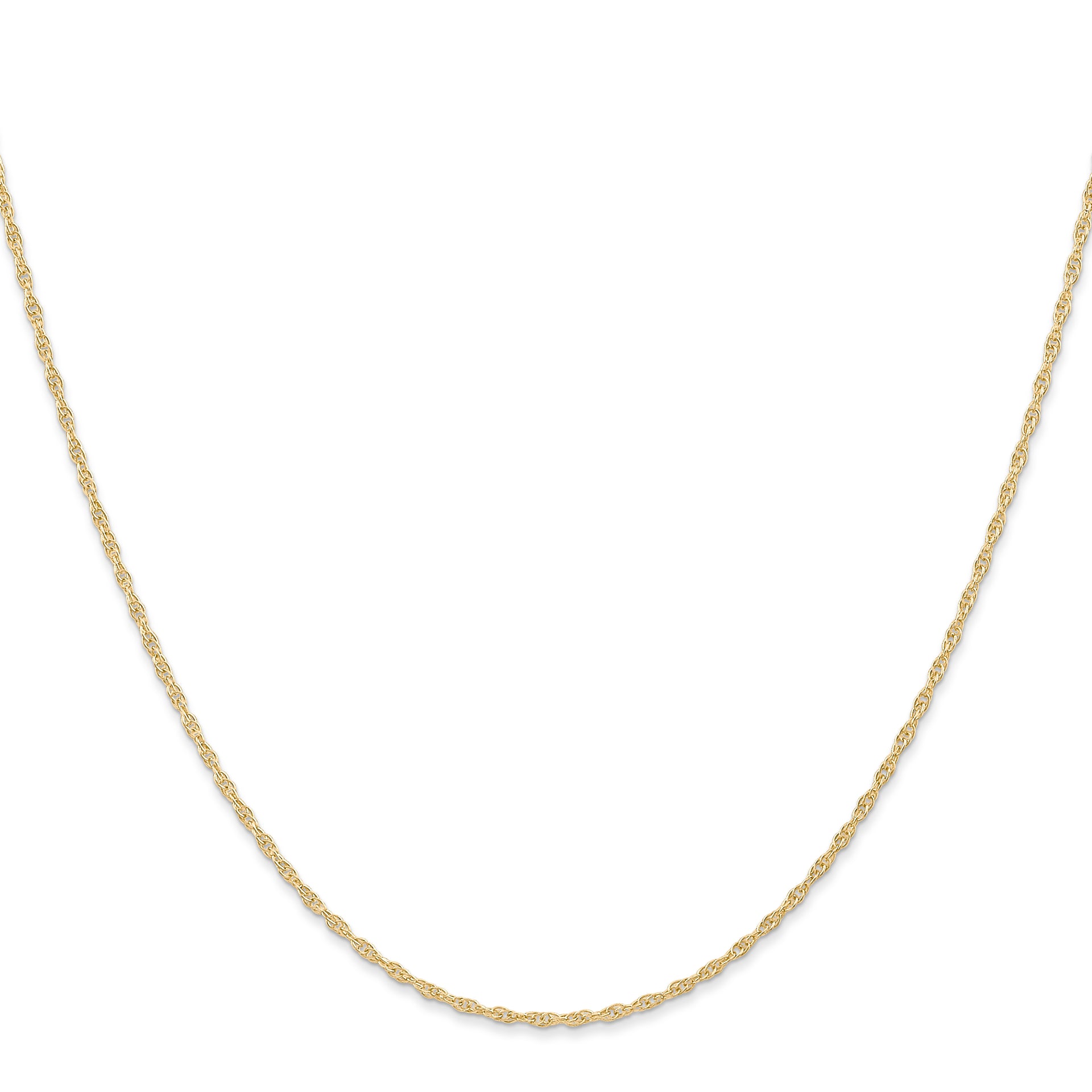 14K 1.15mmCarded Cable Rope Chain