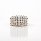 2 CTW Four-Row Diamond Ring in 14K Yellow Gold