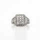 Natural Diamond Cluster Ring in 10K White Gold
