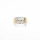 10K Yellow Gold Round "Best Dad" Diamond Ring