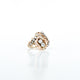 0.87 CTW Diamond Ring in 14K Yellow Gold