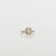 0.52 CT Round Natural Diamond Ring in 14K Yellow Gold