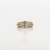 0.54 CT Diamond Ring in 14K Yellow Gold