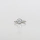 1.49 CTW Diamond Halo Ring in 18K Gold