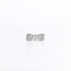 0.70 CT Heart Natural Diamond Ring in 14K White Gold