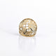 10K Yellow Gold Diamond-Cut Globe Ring – 5.37g Size 8