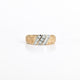 0.27 CT Natural Diamond Triple Ring in 10K Yellow Gold