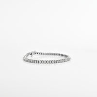 2.70 CTW Natural Diamond Tennis Bracelet in 10K White Gold