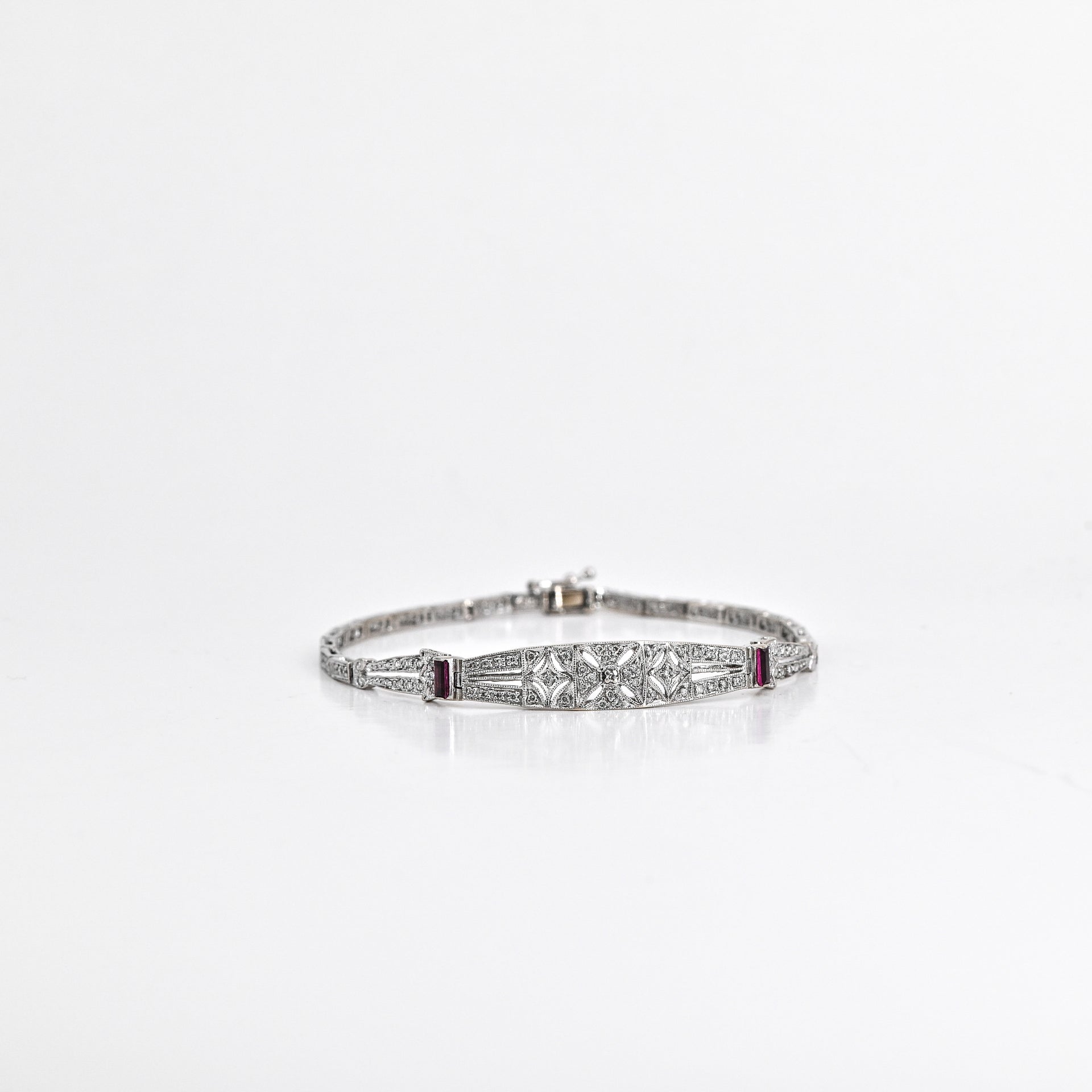 0.54 CTW Natural Diamond Bracelet in 14K Gold