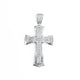 1.60 CTW Diamond-Crusted Cross Pendant in 10K Gold