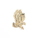 Large Diamond-Cut Eagle Pendant in 14K Yellow Gold – 6g